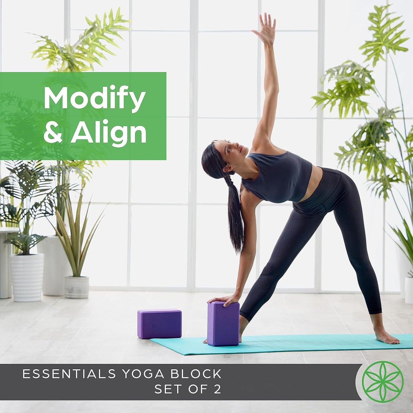 Bloc de yoga – Mousse EVA de soutien sans latex