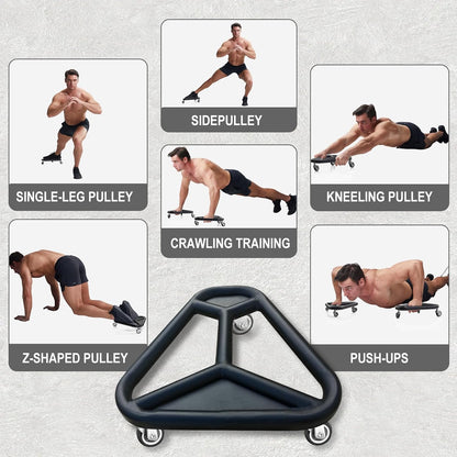 Roue abdominale pour entraînement du tronc – Équipement d’abdominaux extra-large