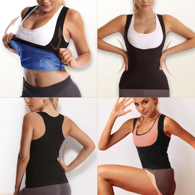 Faja amincissante – T-shirt sauna à sudation intense