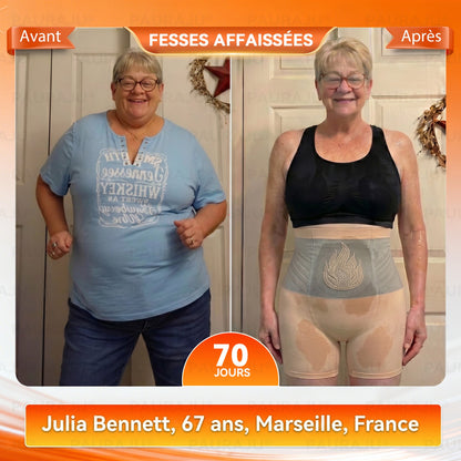 GFOUK® Short 4-en-1 sculptant et brûle-graisse aux microparticules de Moringa et de Berbérine