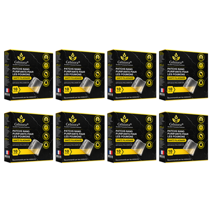 💥💖Celsiora® Patchs Nano Purifiants pour les Poumons (Pour mucus tenace, BPCO, oppression thoracique, essoufflement, toux persistante, pneumonie)